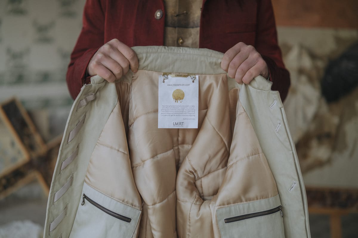 Creating a sense of humanity through layers of meticulous hand work